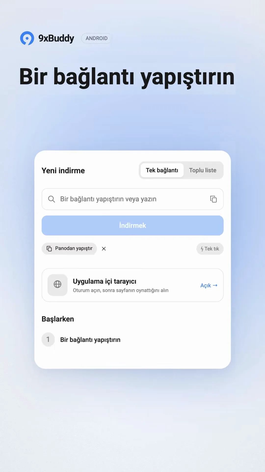 9xbuddy: Your Android video downloader